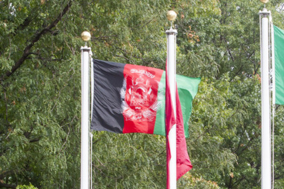 Afghanistan’s old flag remains hoisted near UN headquarters in New York