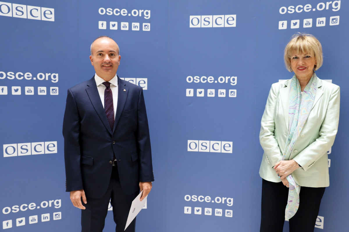 Rovshan Sadigbayli, Helga Schmid,
