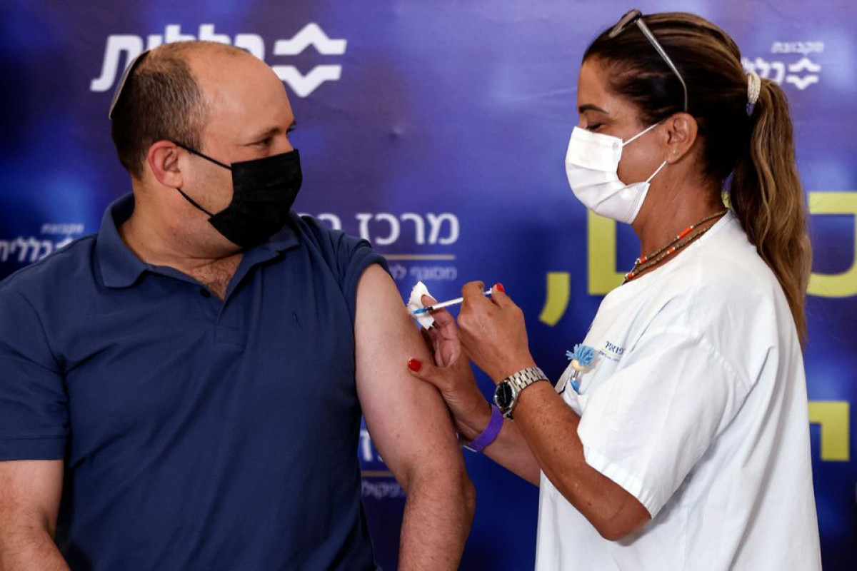 Israeli PM has third COVID-19 shot