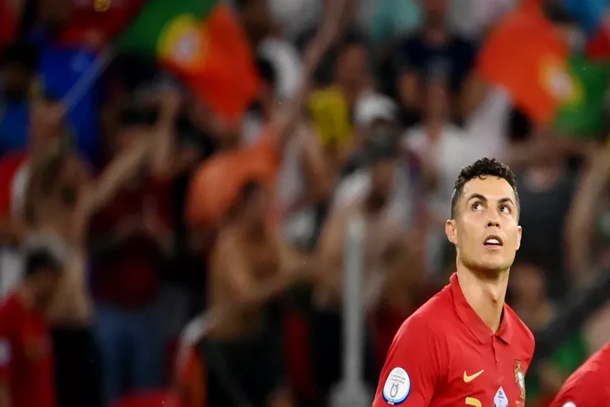 Portuguese striker Cristiano Ronaldo