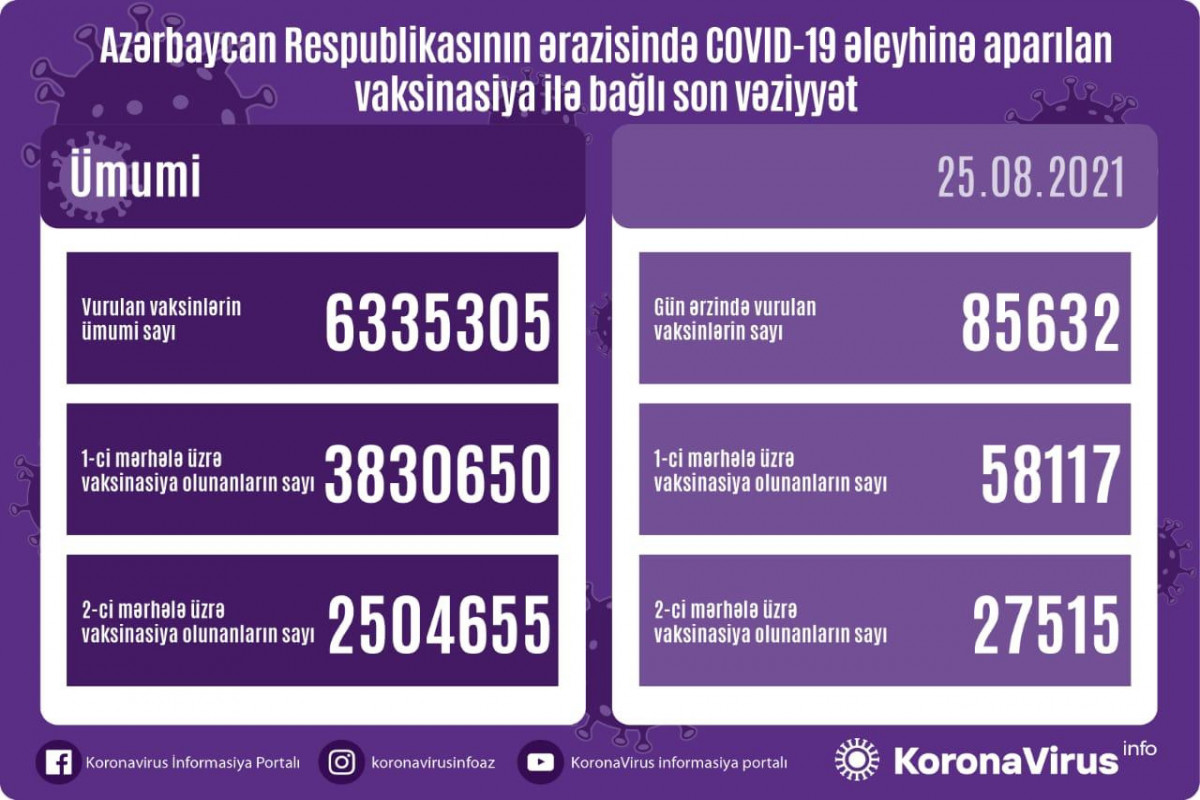 Number of people vaccinated in Azerbaijan unveiled