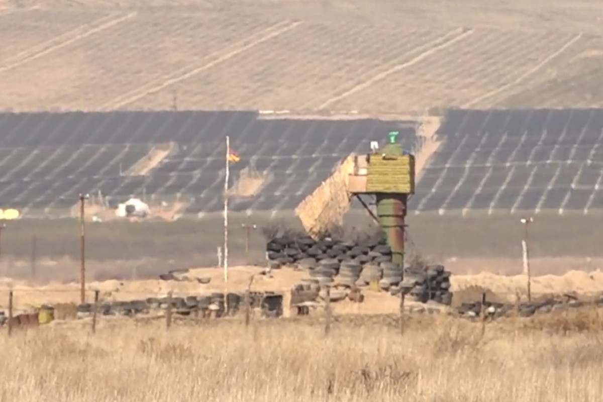 Armenian armed forces set fires in direction of Sadarak