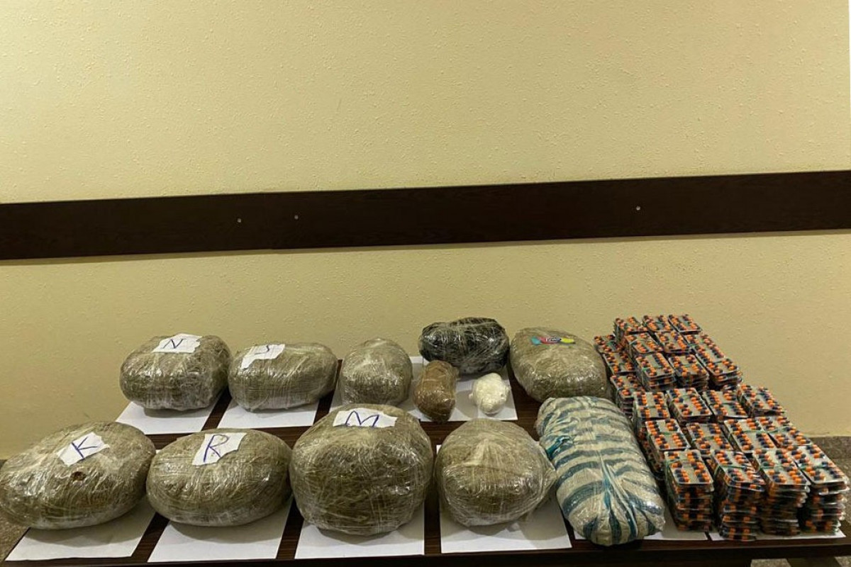 Smuggling of about 9 kg narcotic drugs, numerous psychotropic substances to Azerbaijan prevented