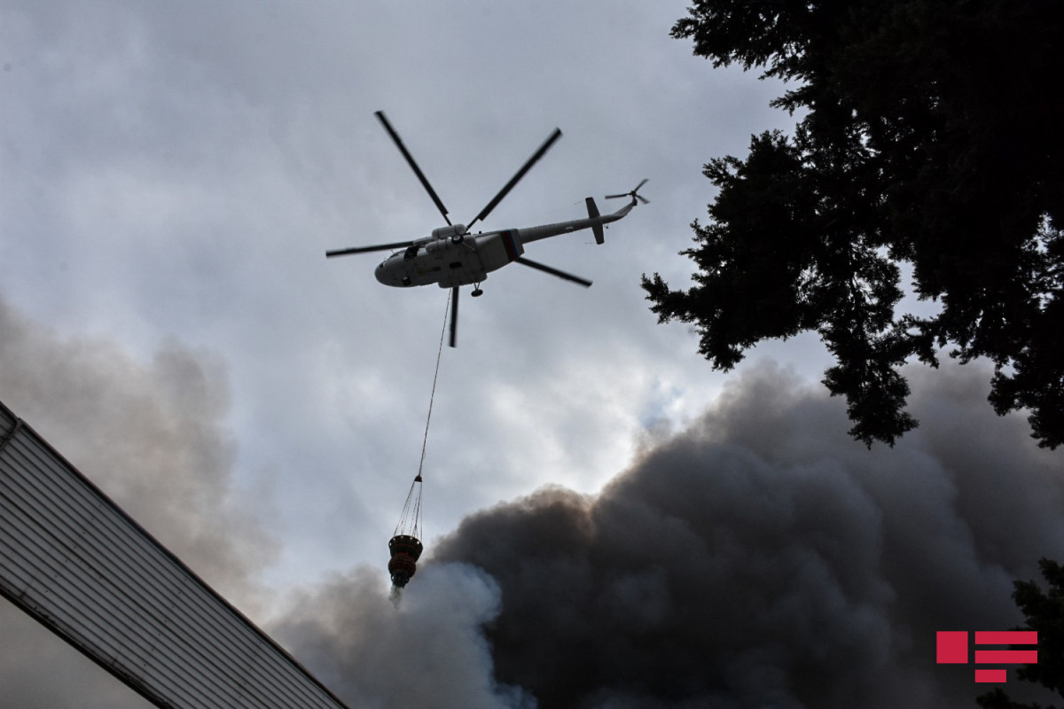 MES: Necessary measures, aimed at extinguishing fire in mountainous area in Gabala continued-UPDATED-1 -VIDEO 