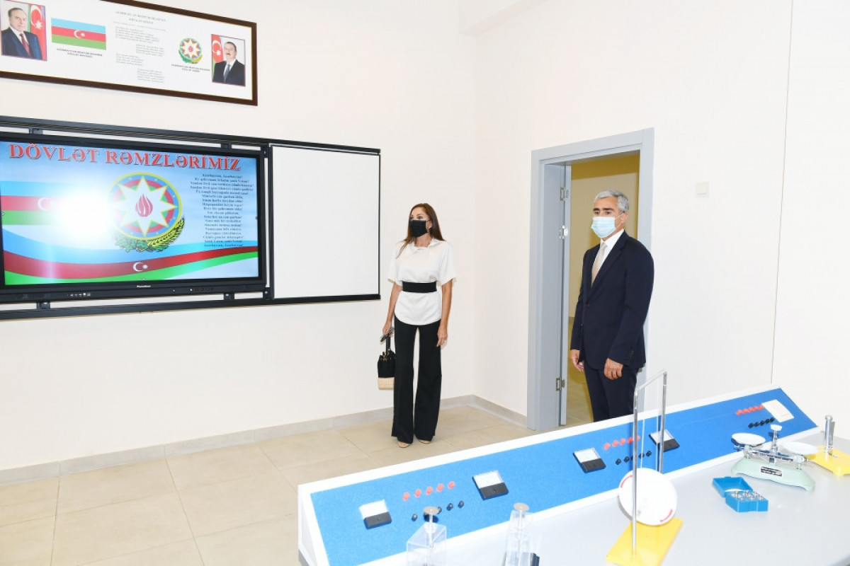 First Vice-President Mehriban Aliyeva attended inauguration of newly-reconstructed educational and training facilities in Khazar district-UPDATED 