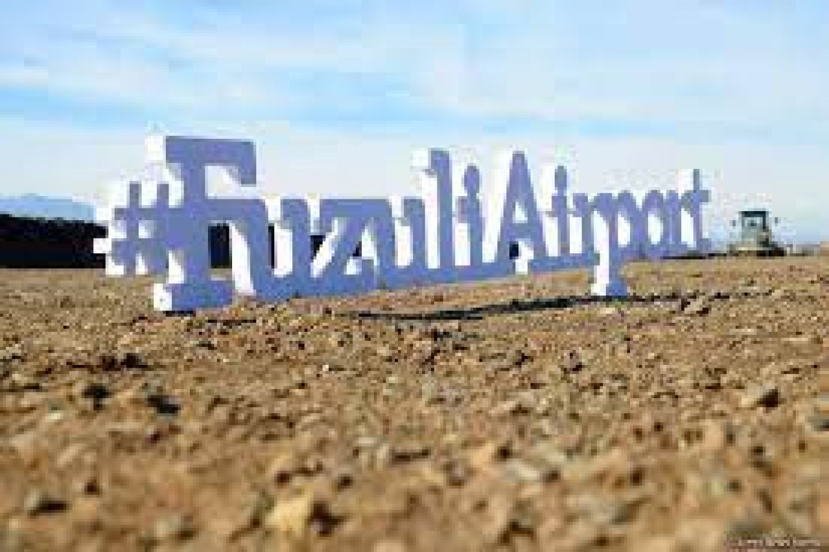 President Ilham Aliyev and First Lady Mehriban Aliyeva viewed works done at Fuzuli International Airport