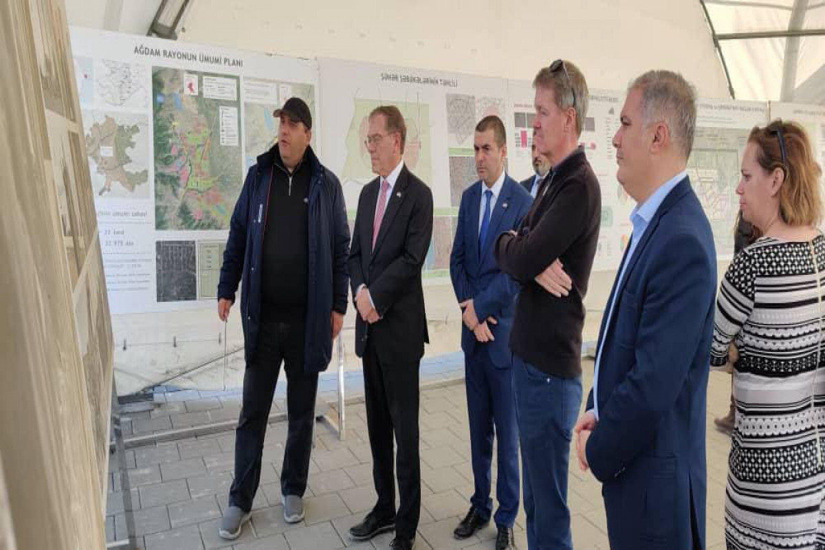 US and UK ambassadors paid a joint visit to Agdam-PHOTO 