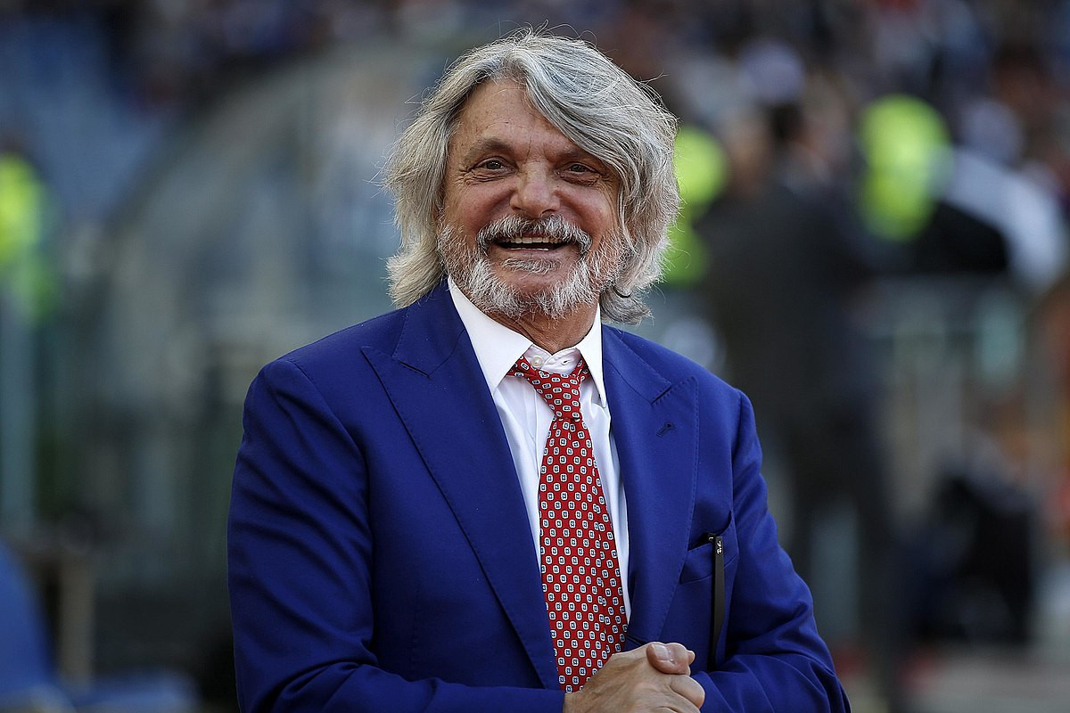 Sampdoria President Massimo Ferrero