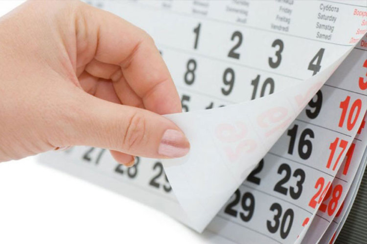 5 non-working days will be due to New Year holiday in Azerbaijan