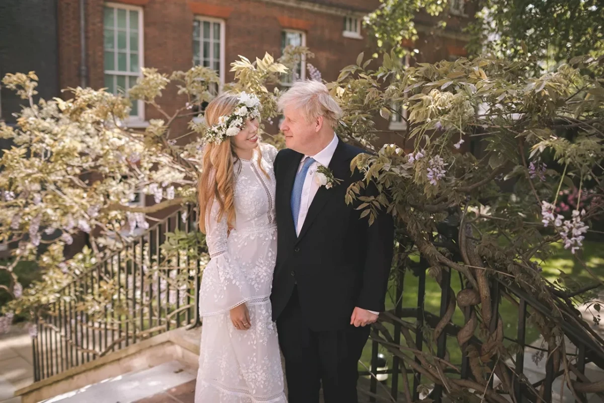 UK Prime Minister Boris Johnson and his wife Carrie