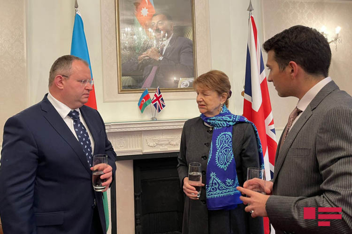 Elin Suleymanov, Ambassador of the Republic of Azerbaijan to the United Kingdom of Great Britain and Northern Ireland presents his credentials to Her Majesty Queen Elizabeth II of the United Kingdom