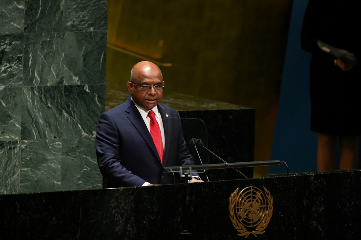 Abdulla Shahid, president of the 76th session of the United Nations General Assembly (UNGA)