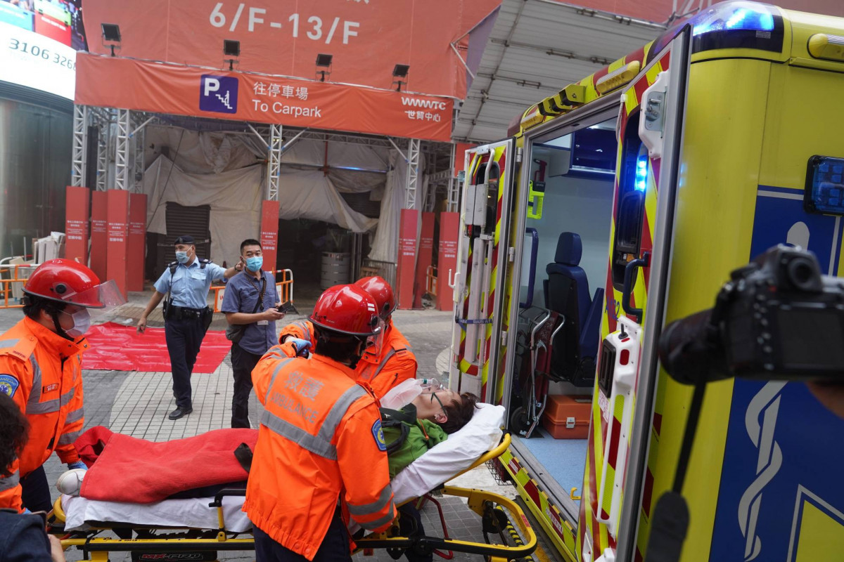 Major fire breaks out at World Trade Center Hong Kong