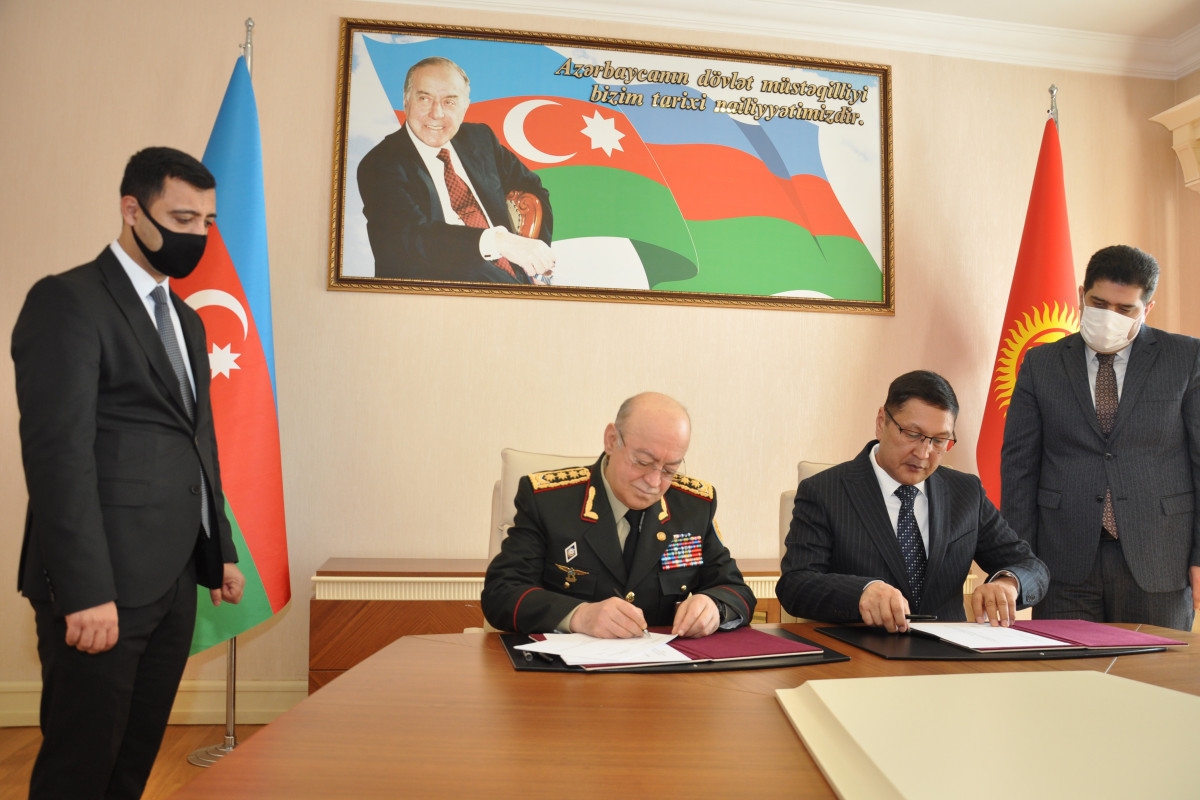 Cooperation Plan signed between Azerbaijani and Kyrgyz Ministers of Emergency Situations