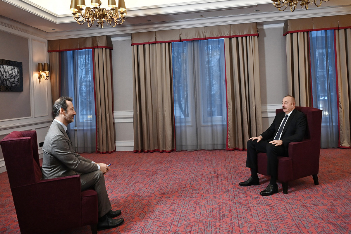 President Ilham Aliyev was interviewed by Italian "Il Sole 24 Ore" newspaper