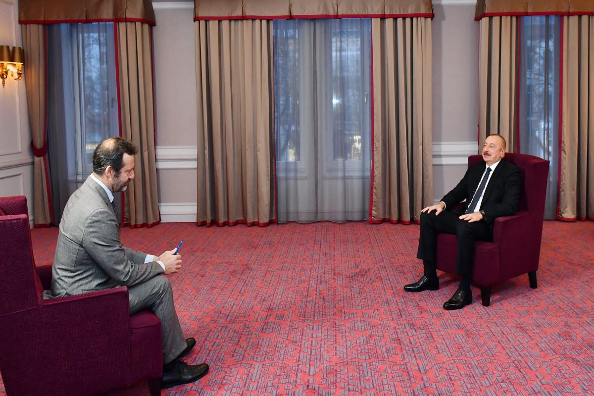 President Ilham Aliyev was interviewed by Italian "Il Sole 24 Ore" newspaper
