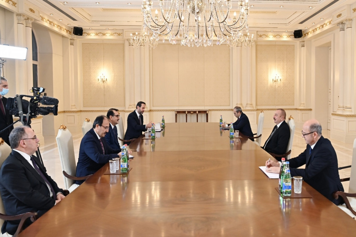 Azerbaijani President received Turkey's Minister of Energy and Natural Resources