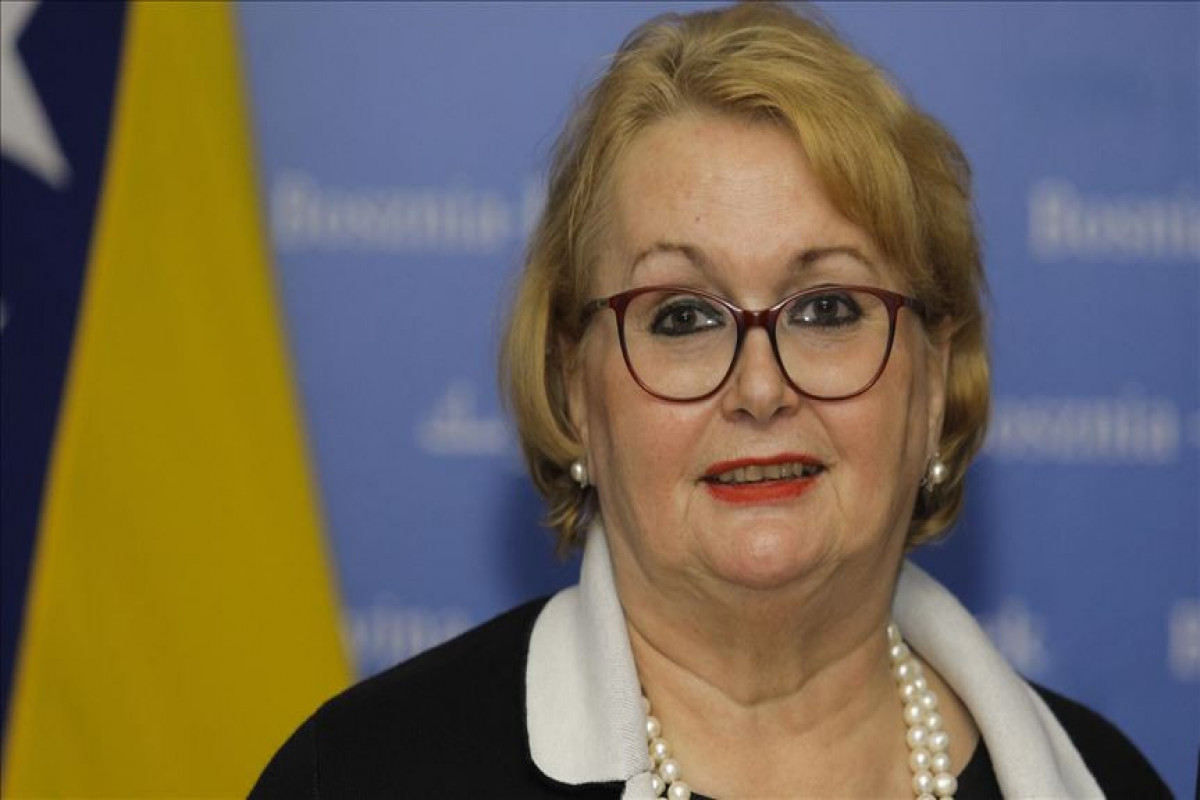 Bosnia and Herzegovina's FM Bisera Turkovic