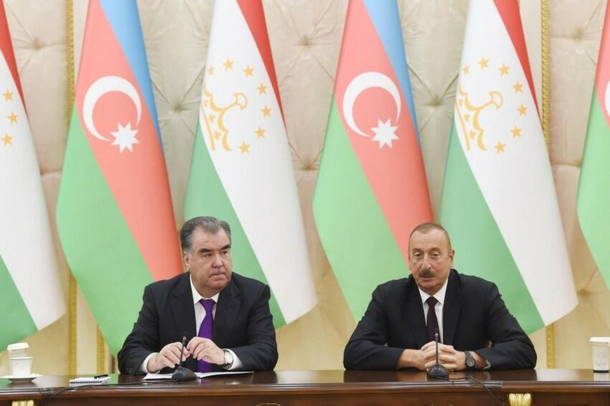 Emomali Rahmon and Ilham Aliyev
