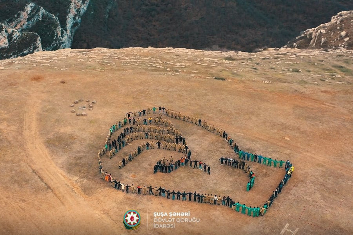 Flash mob "Iron Fist" organized on the Jidir plain on the occasion of President Ilham Aliyev’s jubilee