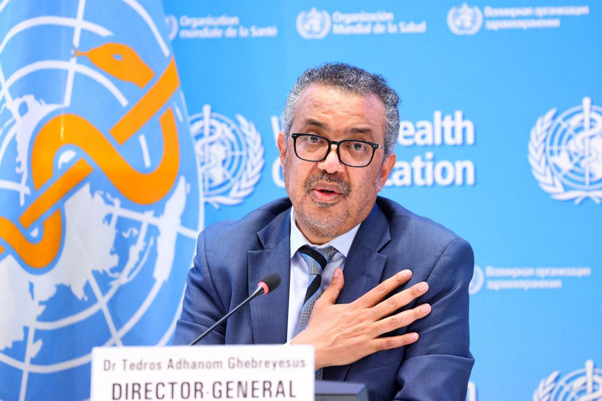 WHO's Tedros concerned about 'tsunami of cases' from COVID-19 variants
