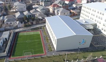 President Ilham Aliyev and first lady Mehriban Aliyeva viewed conditions created at school-lyceum No 3 in Khirdalan city