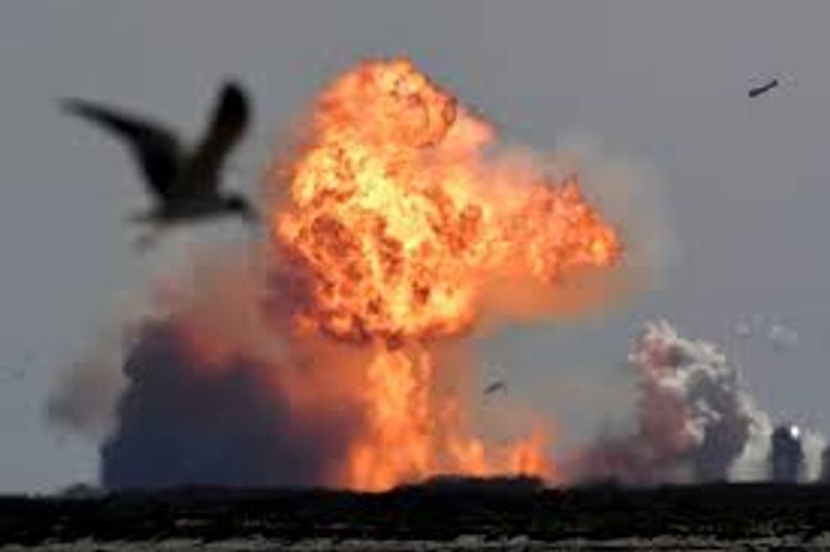 SpaceX Starship prototype rocket explodes on landing after test launch