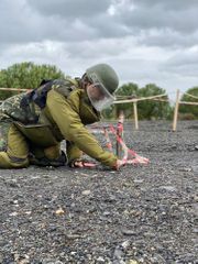 Turkey's Defense Ministry presents 10 mine-detection dogs to Azerbaijan