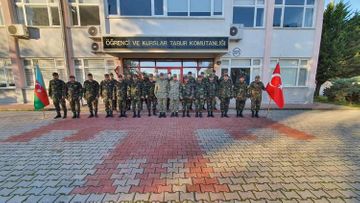 Turkey's Defense Ministry presents 10 mine-detection dogs to Azerbaijan