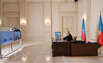 President Ilham Aliyev received in a video format delegation led by chairman of Italian Maire Tecnimont Group - UPDATED