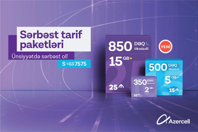 “Azercell Telecom” LLC introduces new “Sərbəst” tariffs - PHOTO