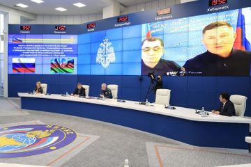 Azerbaijani MES delegation paid a visit to Russia