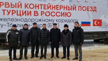 First train from Turkey to Russia via BTK reached its destination - PHOTO