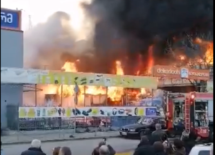 Fire localized in a market in Tbilisi - UPDATED
