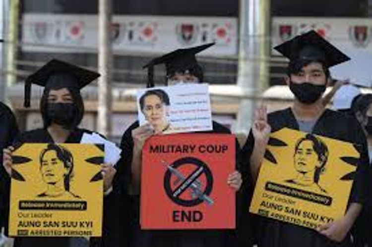 Anger over arrests in Myanmar at anti-coup protests