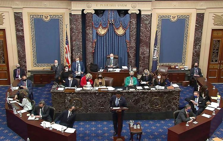 US Senate falls short of majority to convict Trump
