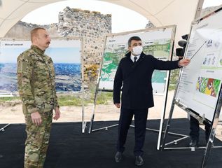 President Ilham Aliyev and first lady Mehriban Aliyeva visited Fuzuli, Zangilan, Lachin and Jabrayil districts - PHOTO - UPDATED