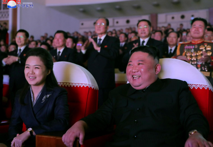 Wife of North Korea's Kim makes first public appearance in a year