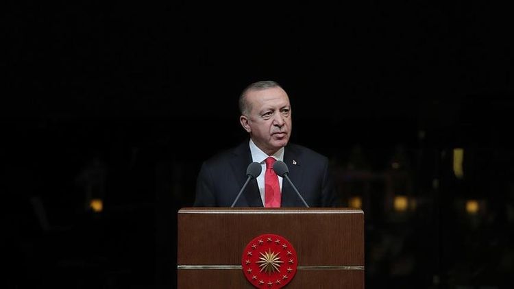 Turkey's president calls for preserving Turkish language