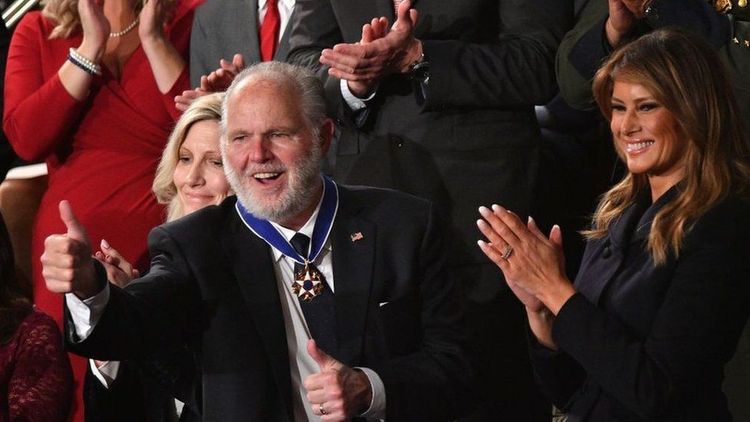 Rush Limbaugh, provocative US radio host, dies aged 70