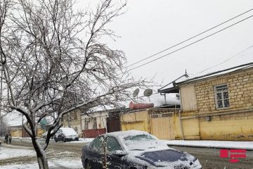Snow fell in some regions of Azerbaijan - PHOTO