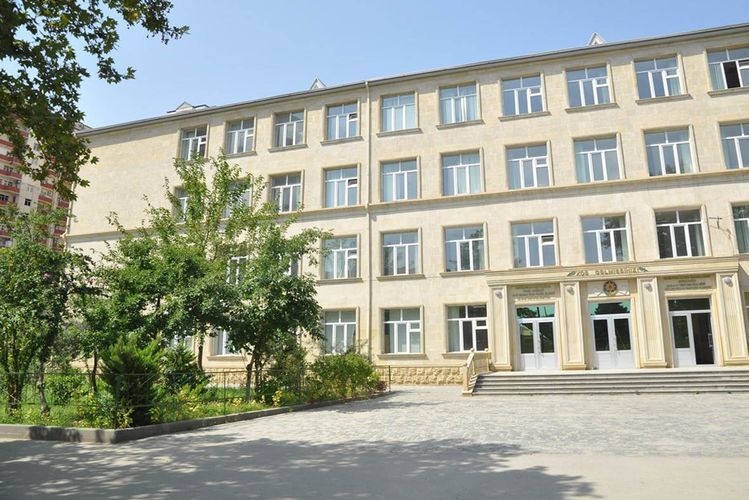 A school closed in Baku over coronavirus