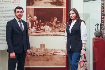 Azerbaijani carpets exhibited at Russian Ethnographic Museum