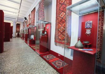 Azerbaijani carpets exhibited at Russian Ethnographic Museum