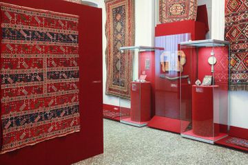 Azerbaijani carpets exhibited at Russian Ethnographic Museum