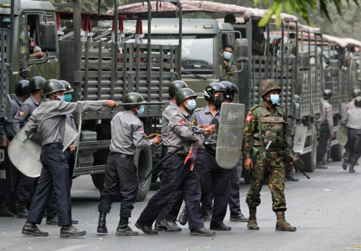Myanmar police arrest actor after two killed in protests