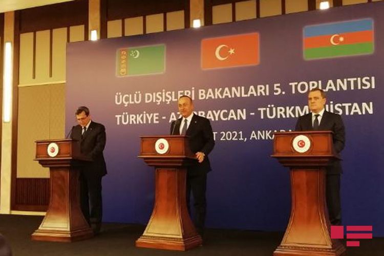 Fitfth Trilateral Meeting of the Foreign Ministers of Turkey, Azerbaijan and Turkmenistan held in Ankara - UPDATED - PHOTO