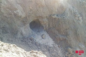 Human remains found during excavation in Aghdam - PHOTO
