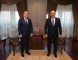 Azerbaijani, Turkish FMs meet