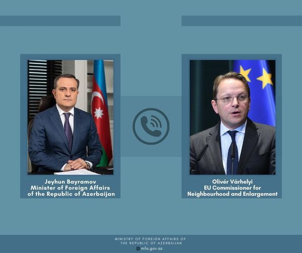 Jeyhun Bayramov had a telephone conversation with the European Commissioner for Neighborhood and Enlargement Oliver Varhelyi